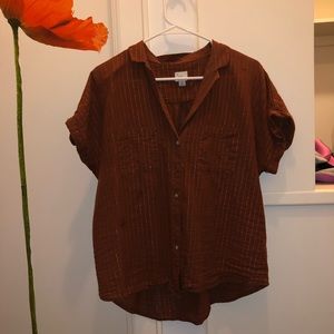 Burnt Orange Target Top